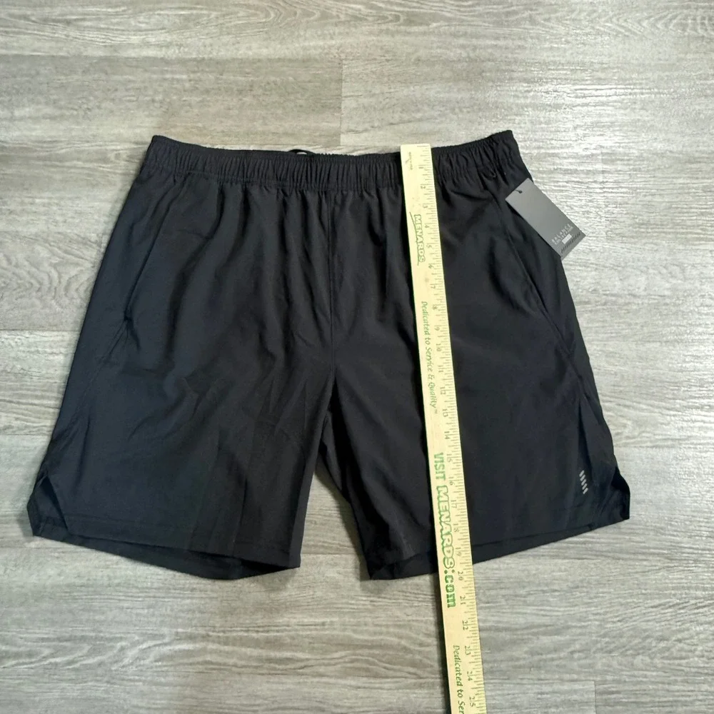 Balance Collection Mens Black 7 Inch Inseam Compression Liner Shorts XL BC003800 - Picture 2 of 7